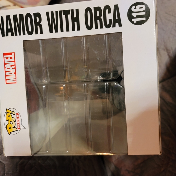 New-FUNKO POP RIDES! DELUXE MARVEL STUDIOS WAKANDA FOREVER NAMOR WITH ORCA # 116 - Picture 5 of 5